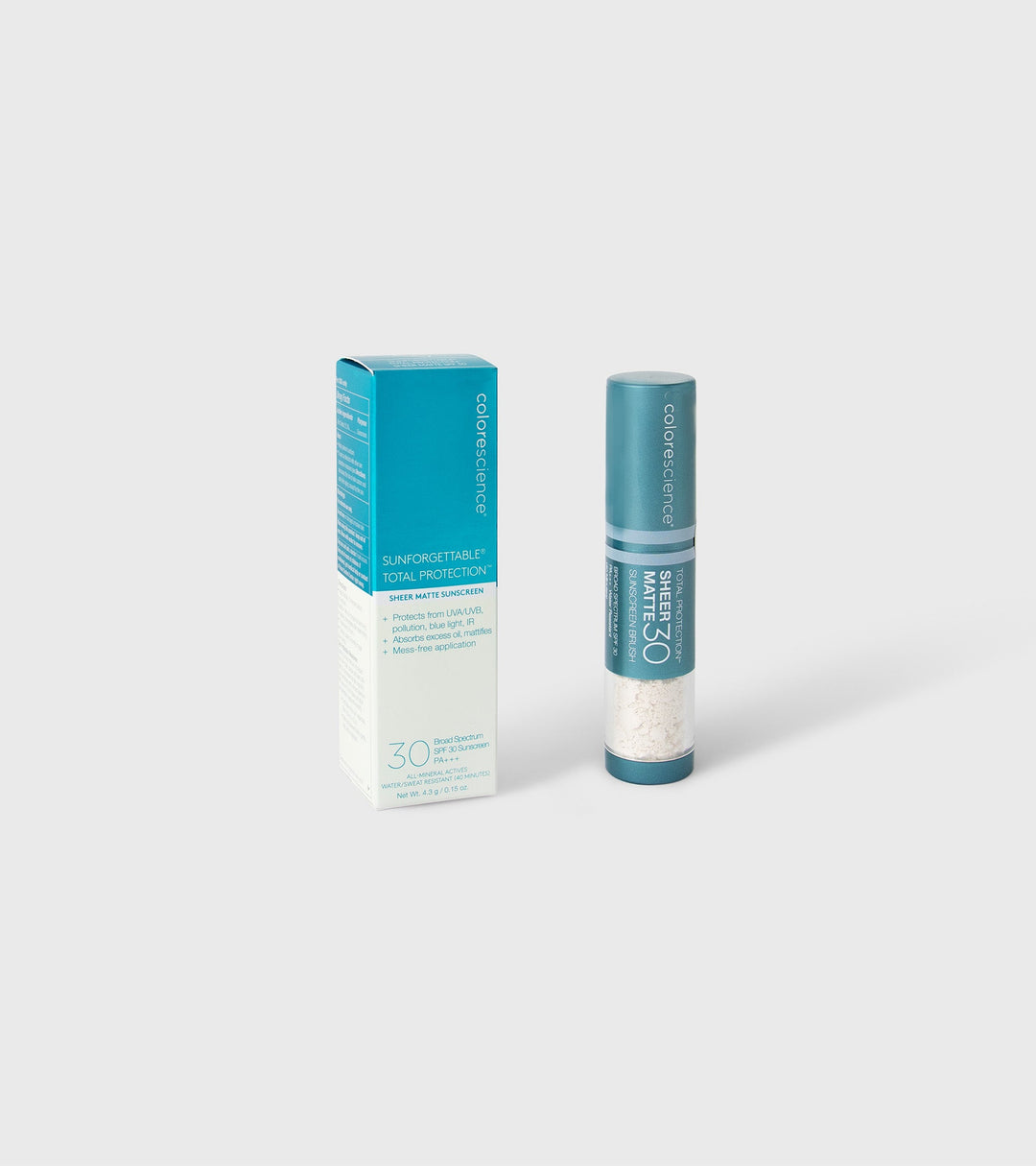 ColoreScience - Sunforgettable® Total Protection® Sheer Matte SPF 30 Sunscreen Brush - 0.15 oz