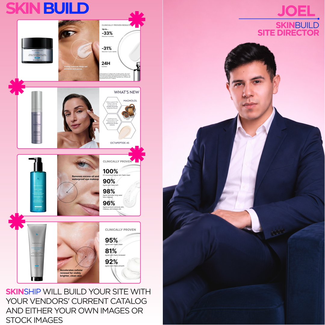 SkinBuild: Aesthetic E-Commerce Shopify Site Build