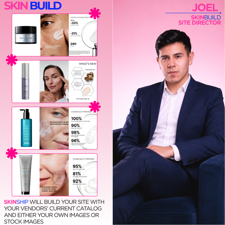 SkinBuild: Aesthetic E-Commerce Shopify Site Build