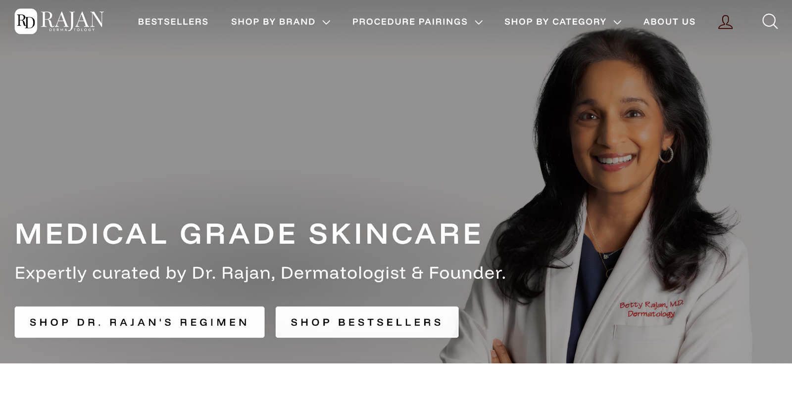 Homepage banner